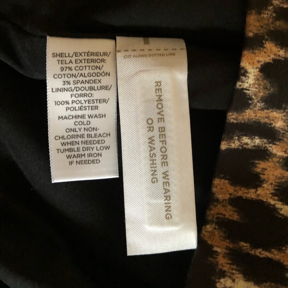 ANN TAYLOR LOFT LEOPARD PRINT SLEEVELESS DRESSπ0P - Picture 16 of 17